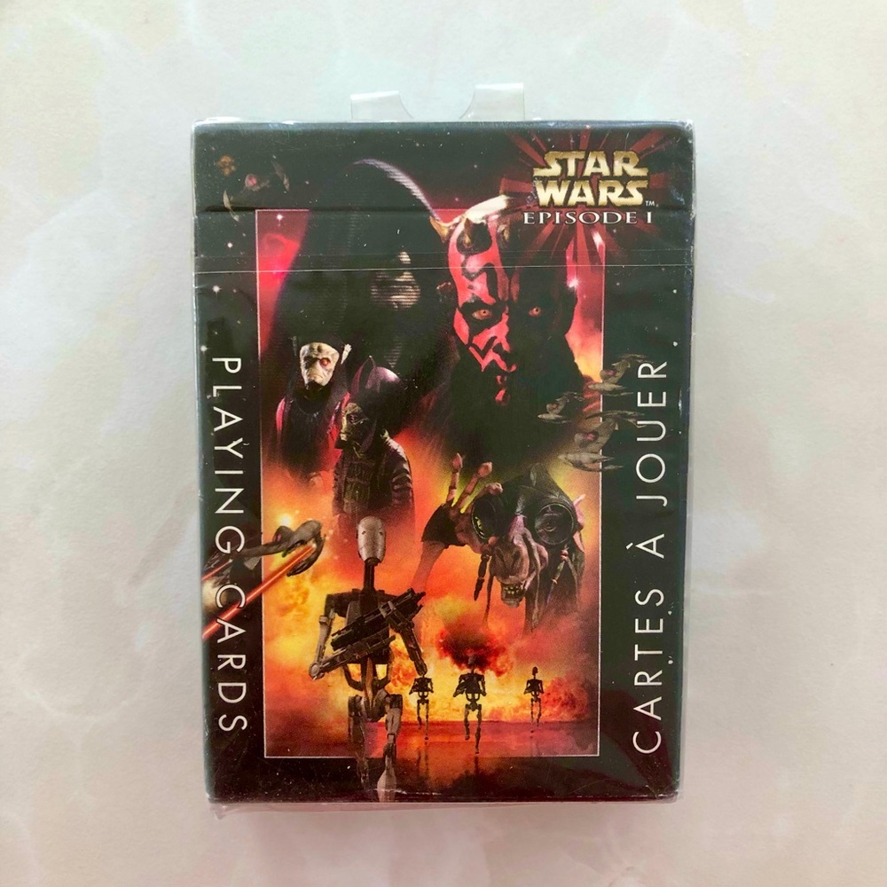 Star Wars Episode 1 Villains Playing Cards Brand New Sealed